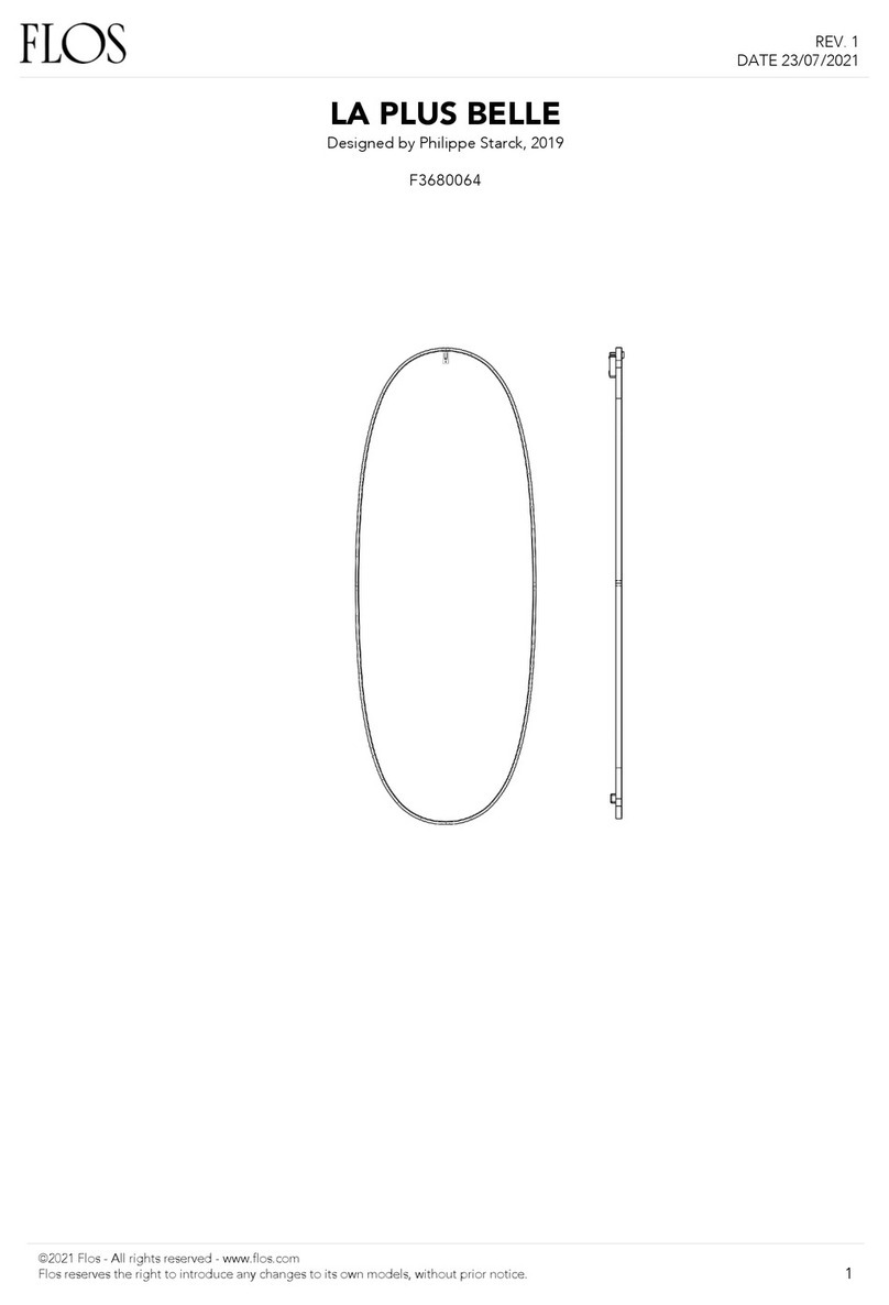 FLOS LA PLUS BELLE Assembly instructions