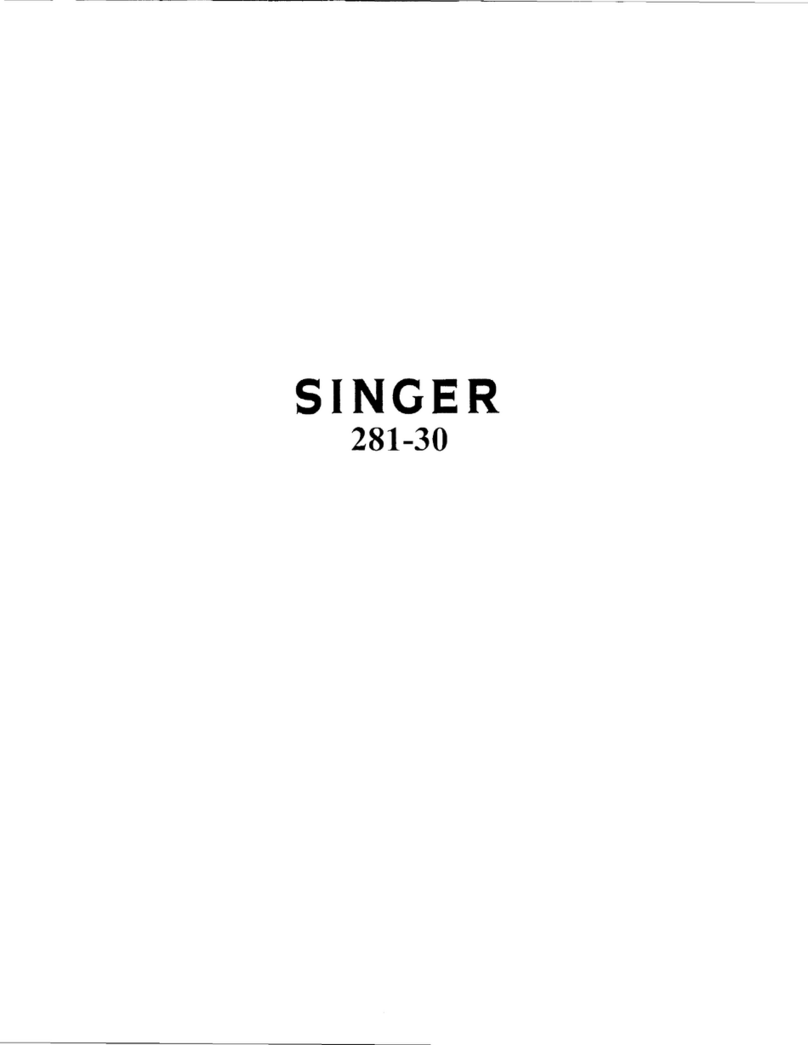 Singer 281-30 User manual Singer 281-30 User manual