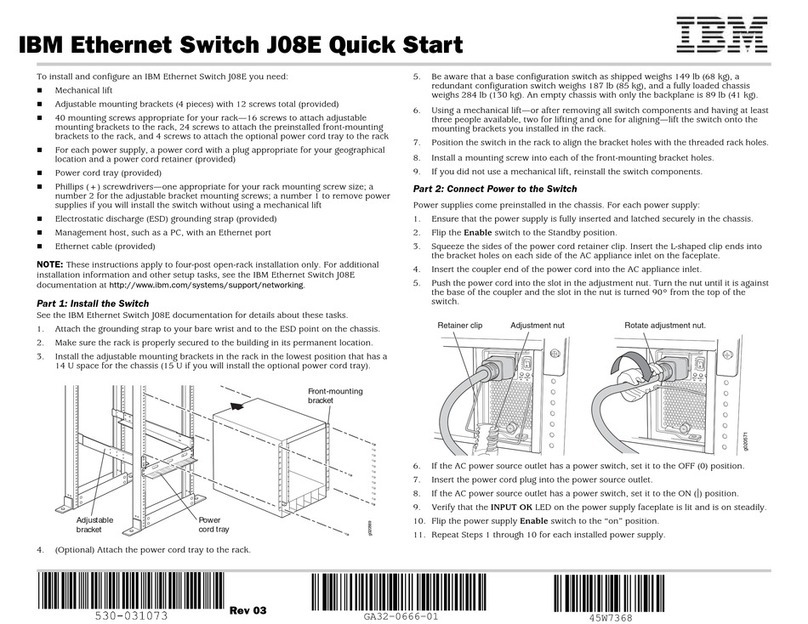 IBM J08E User manual