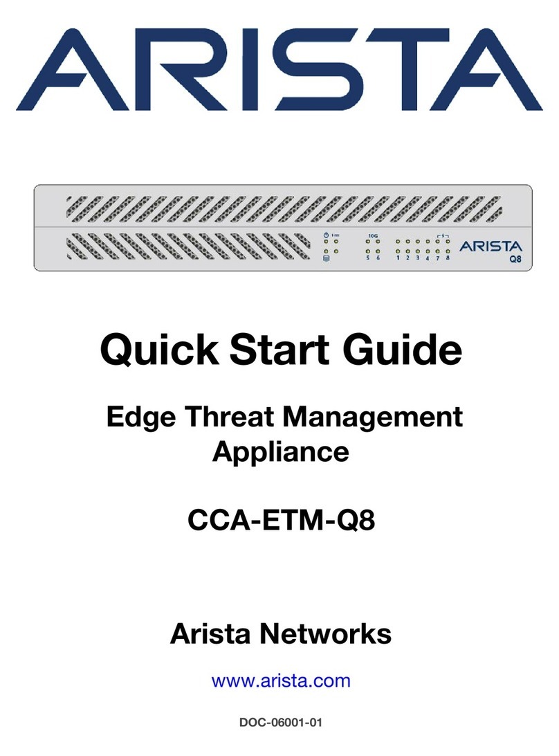 Arista CCA-ETM-Q8 quick start guide