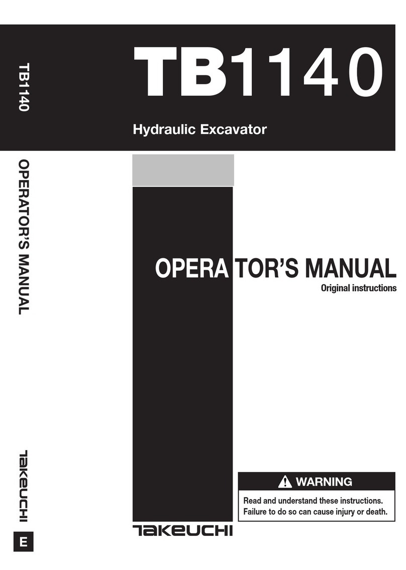 Takeuchi TB1140 User manual