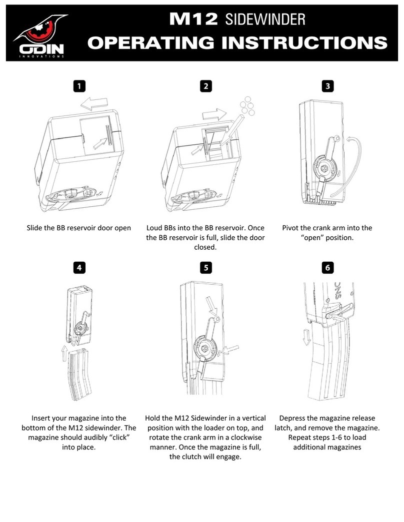 Odin M12 SIDEWINDER operating instructions
