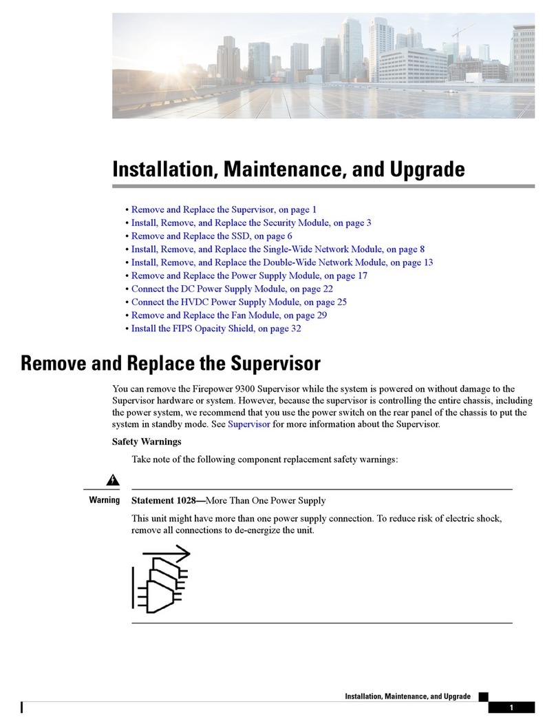 Cisco Firepower 9300 Maintenance and service guide