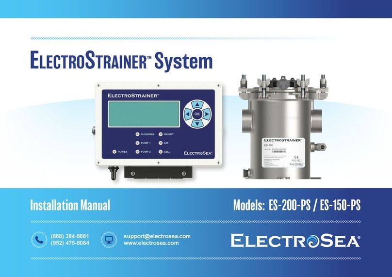 ELECTROSEA ElectroStrainer ES-200-PS installation manual