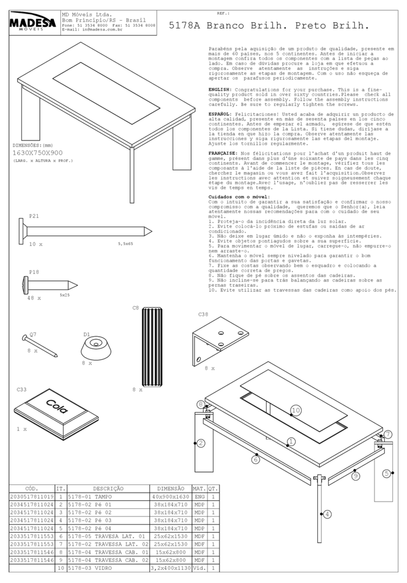 Madesa Moveis Branco Brilh 5178A Assembly Madesa Moveis Branco Brilh 5178A Assembly