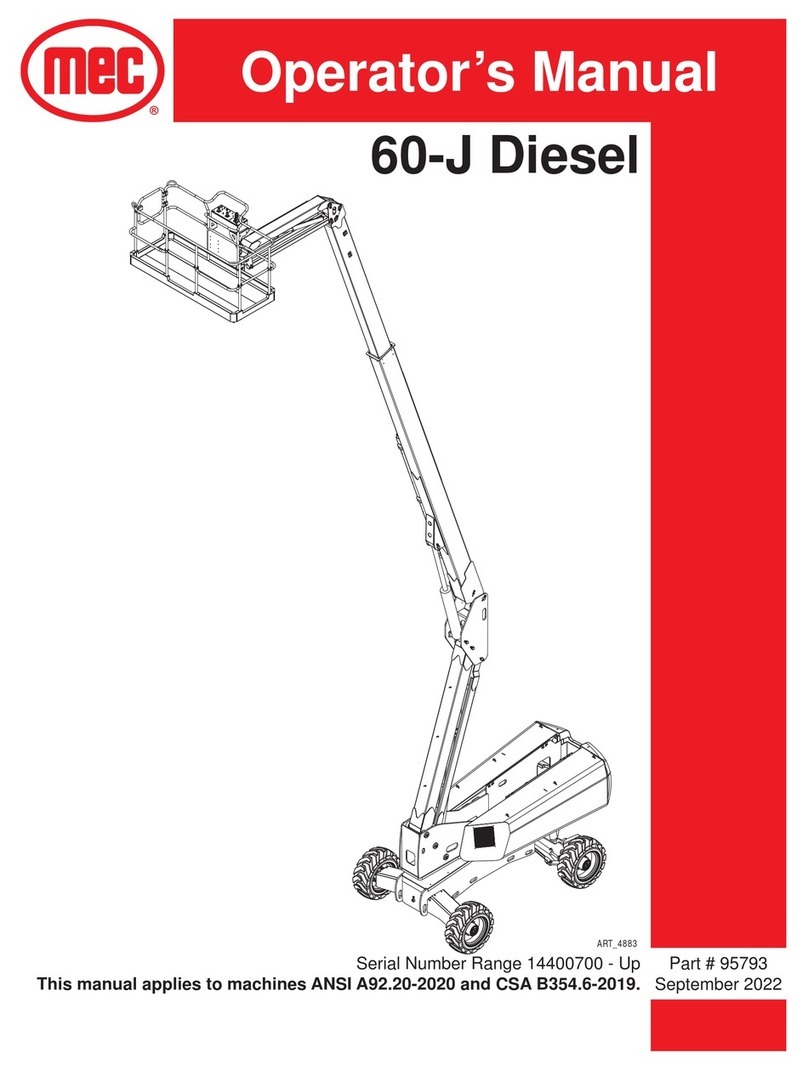 Mec 60-J Diesel Operator's manual