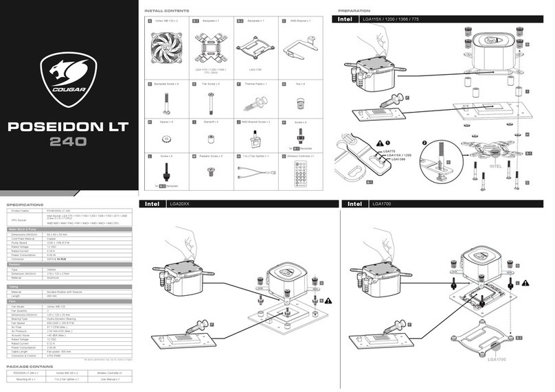 COUGAR POSEIDON LT 240 User manual