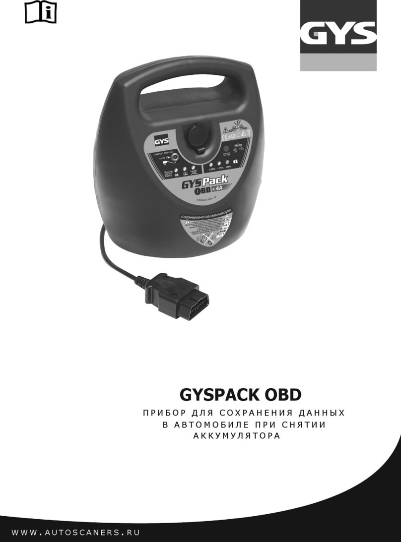 GYS GYSPACK OBD User manual