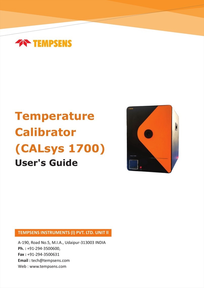 Tempsens CALsys 1700 user guide