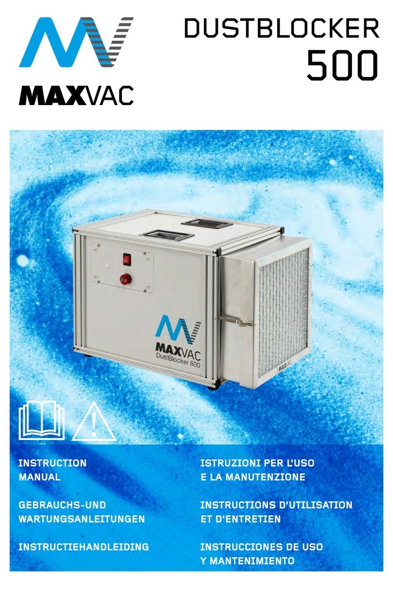 MaxVac DUSTBLOCKER 500 instruction manual