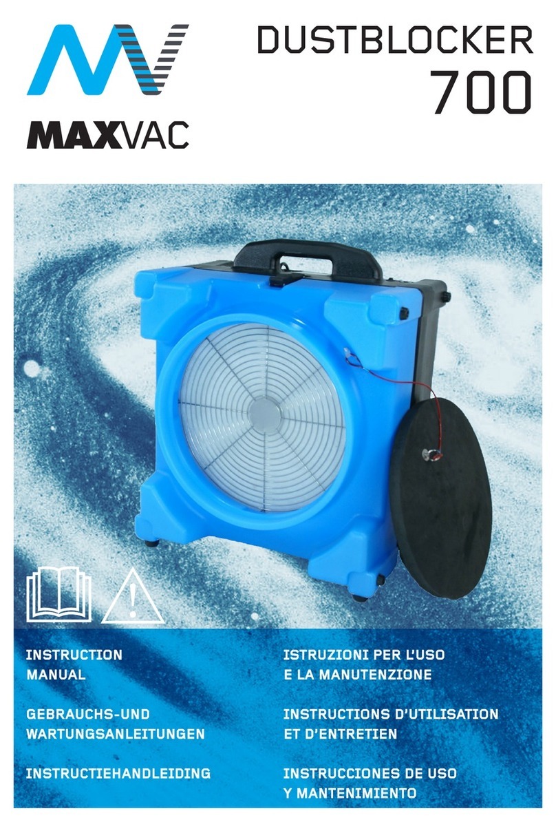 MaxVac DUSTBLOCKER 700 instruction manual