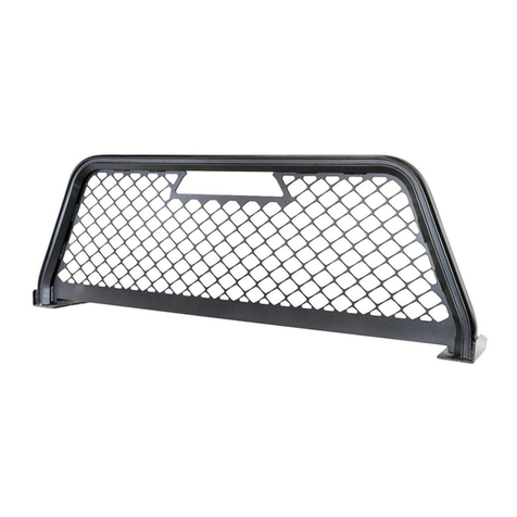 PUTCO Boss Headache Rack installation instructions