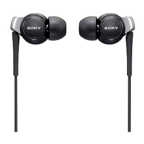 Sony MDR-EX300SL operating instructions