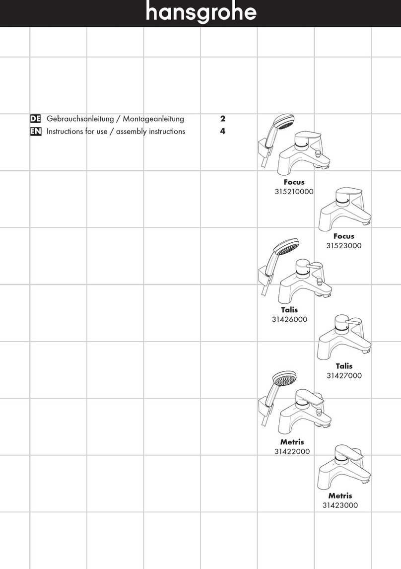 Hans Grohe Focus 315210000 Manual