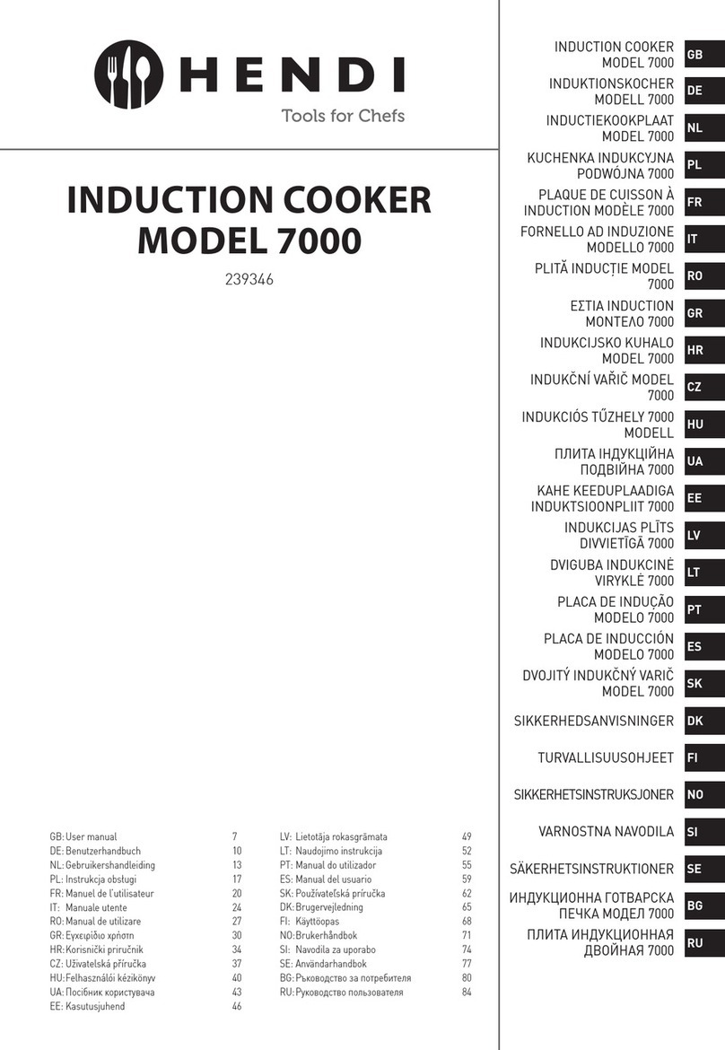 Hendi 7000 user manual