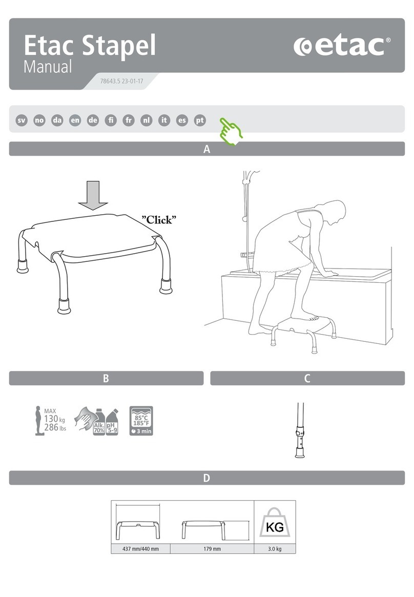 Etac Stapel 81204002 User manual