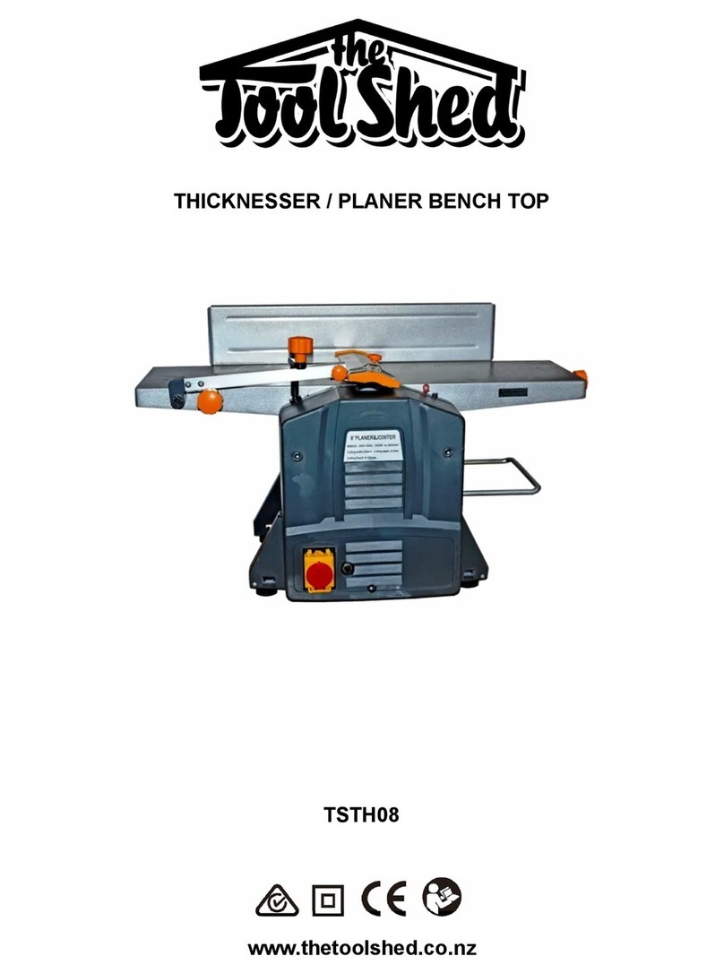 Tool Shed TSTH08 Operator's manual Tool Shed TSTH08 Operator's manual