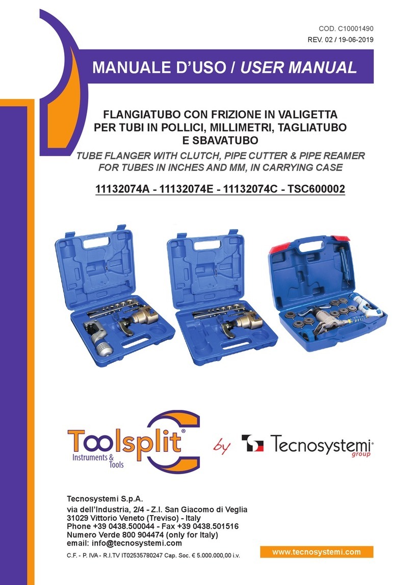 Tecnosystemi Toolsplit 11132074A User manual