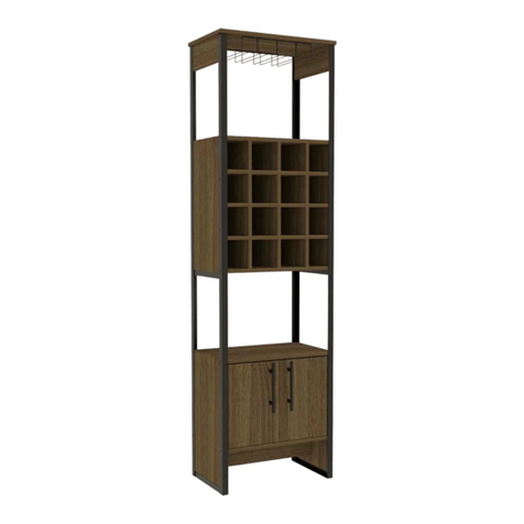 TUHOME Furniture MAGNUM BLA3976 Assembly instructions