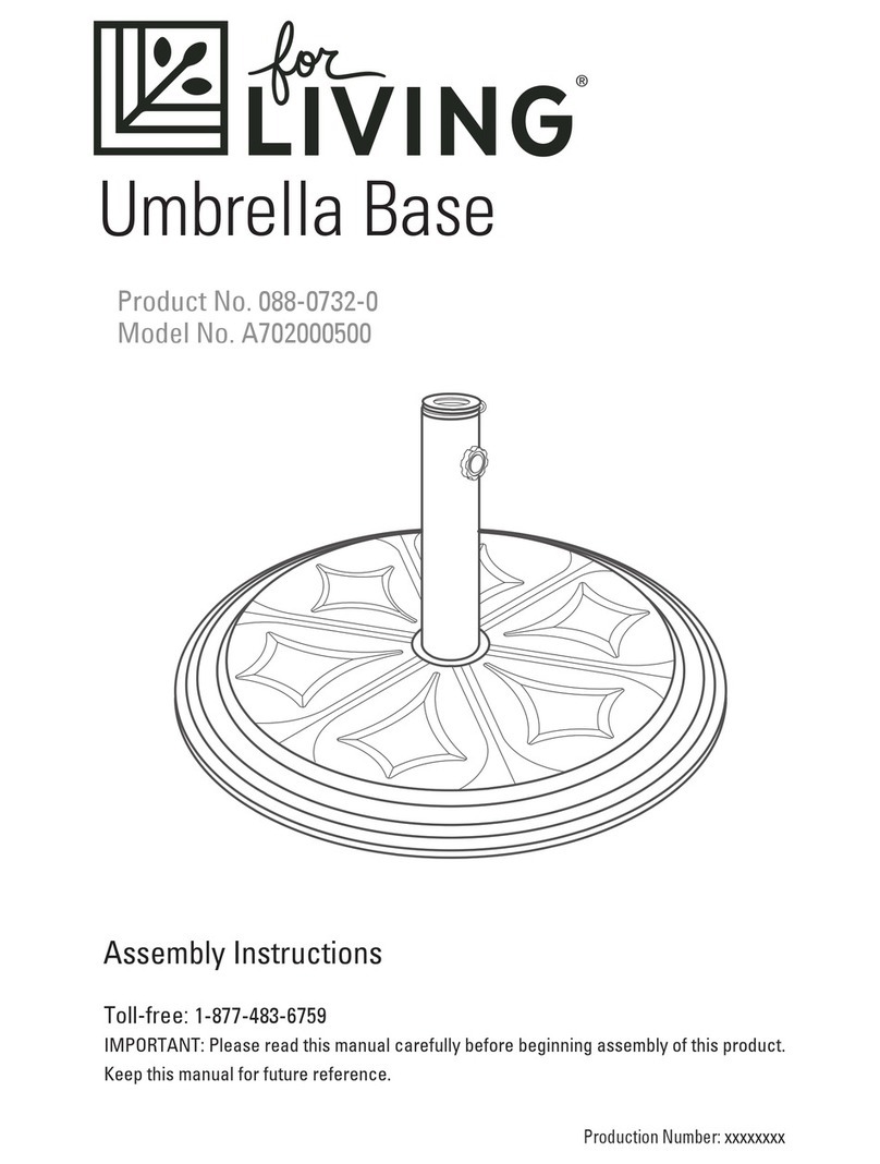 for Living A702000500 Assembly instructions