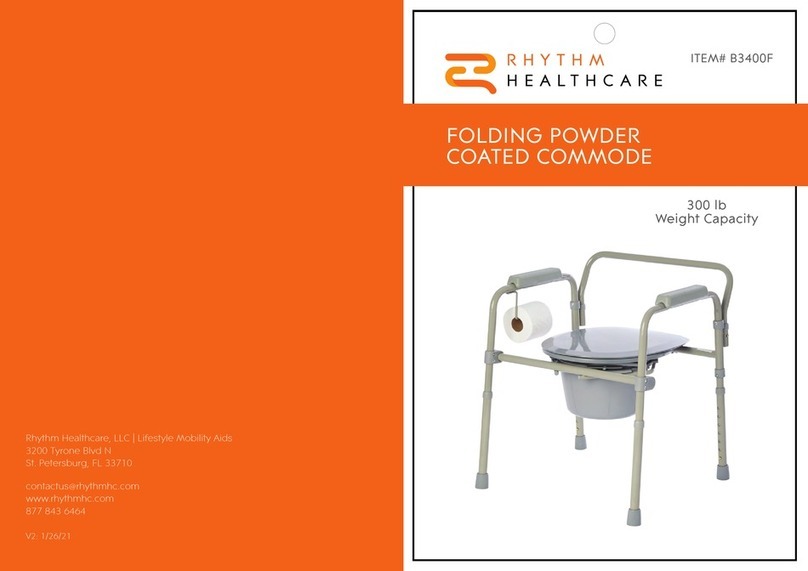 Rhythm Healthcare B3400F manual