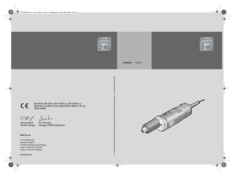 Fein AHSI636c User manual