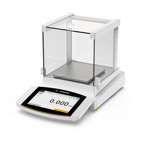 Sartorius Cubis MCA Specification sheet