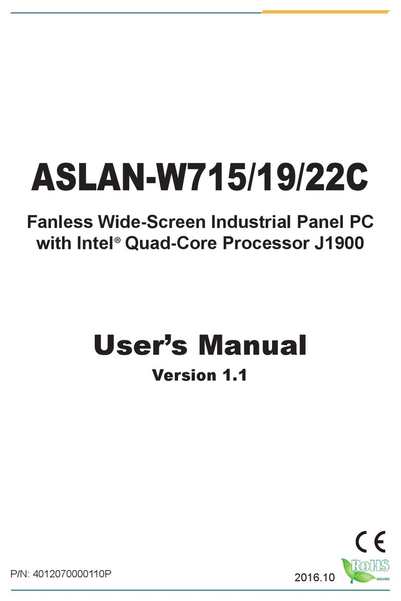 Arbor Technology ASLAN-W715C user manual