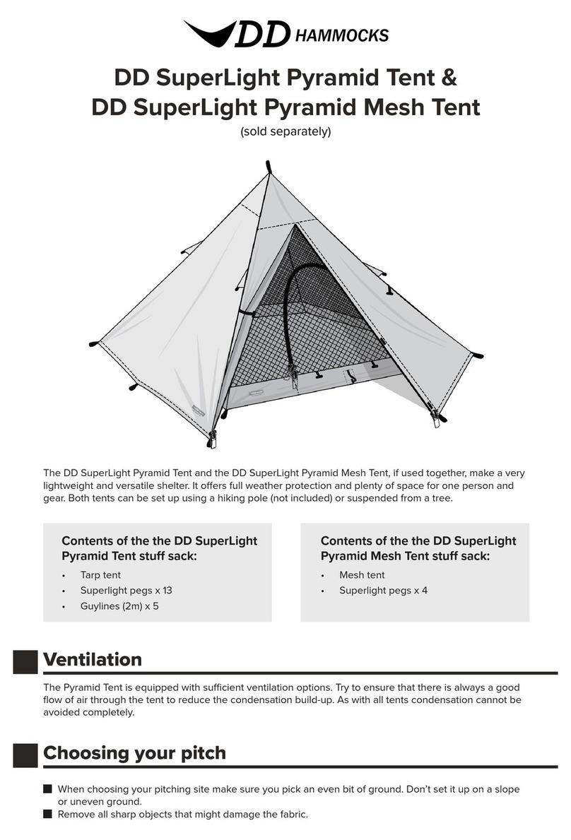 DD HAMMOCKS DD SuperLight Pyramid Tent manual DD HAMMOCKS DD SuperLight Pyramid Tent manual