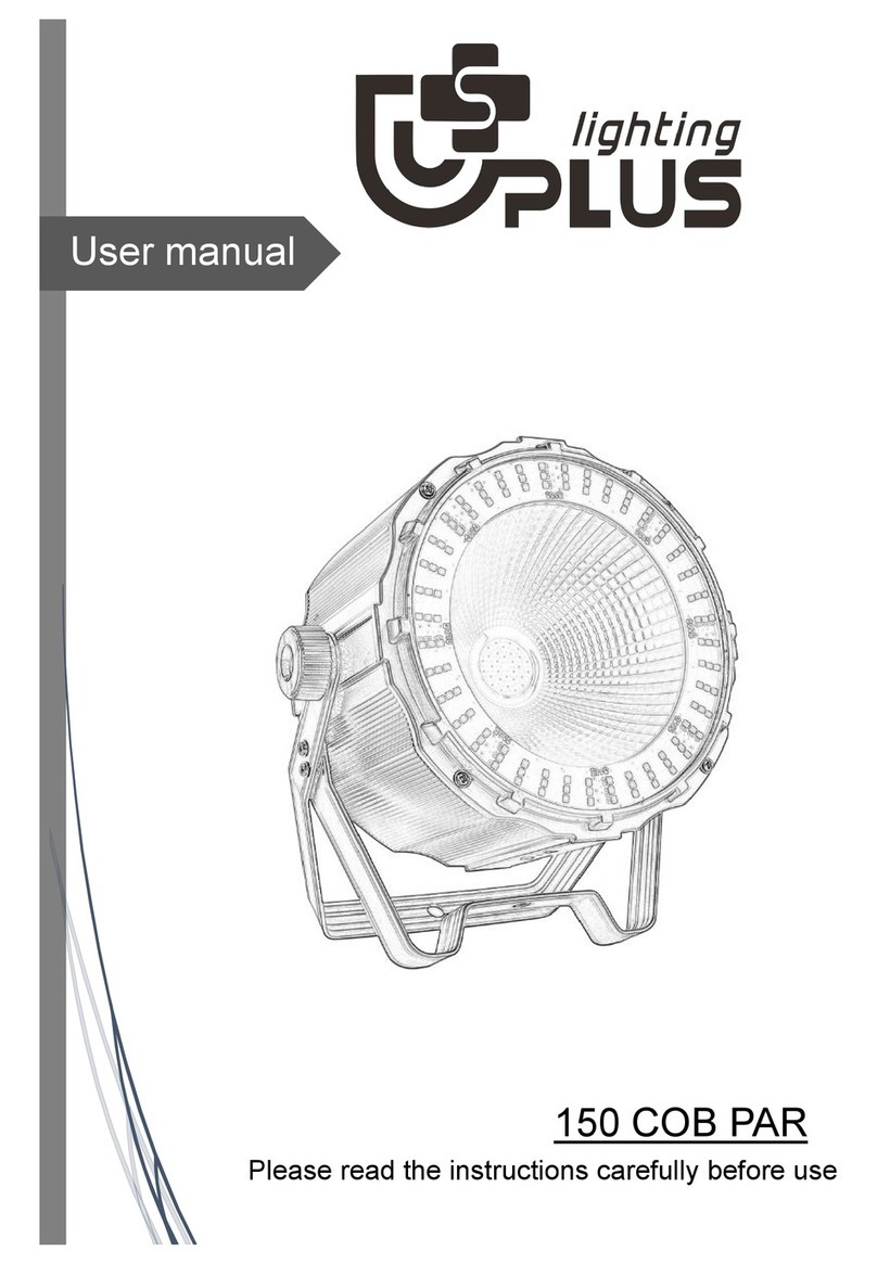 Uplus Lighting 150COBPAR User manual Uplus Lighting 150COBPAR User manual