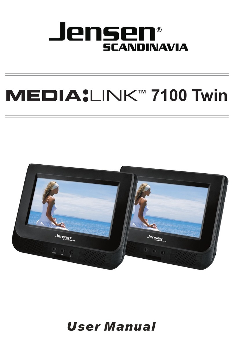 Jensen MEDIA LINK 7100 Twin user manual