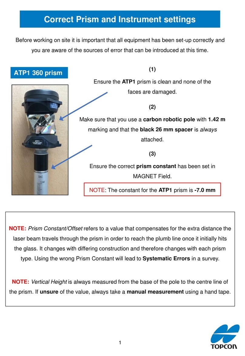 Topcon ATP1 360 Calibrations and Settings