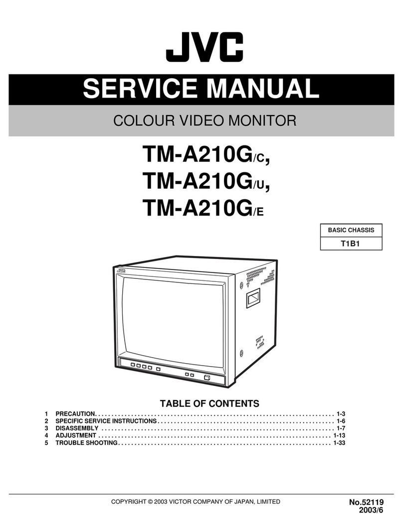 JVC TM-A210G/C User manual