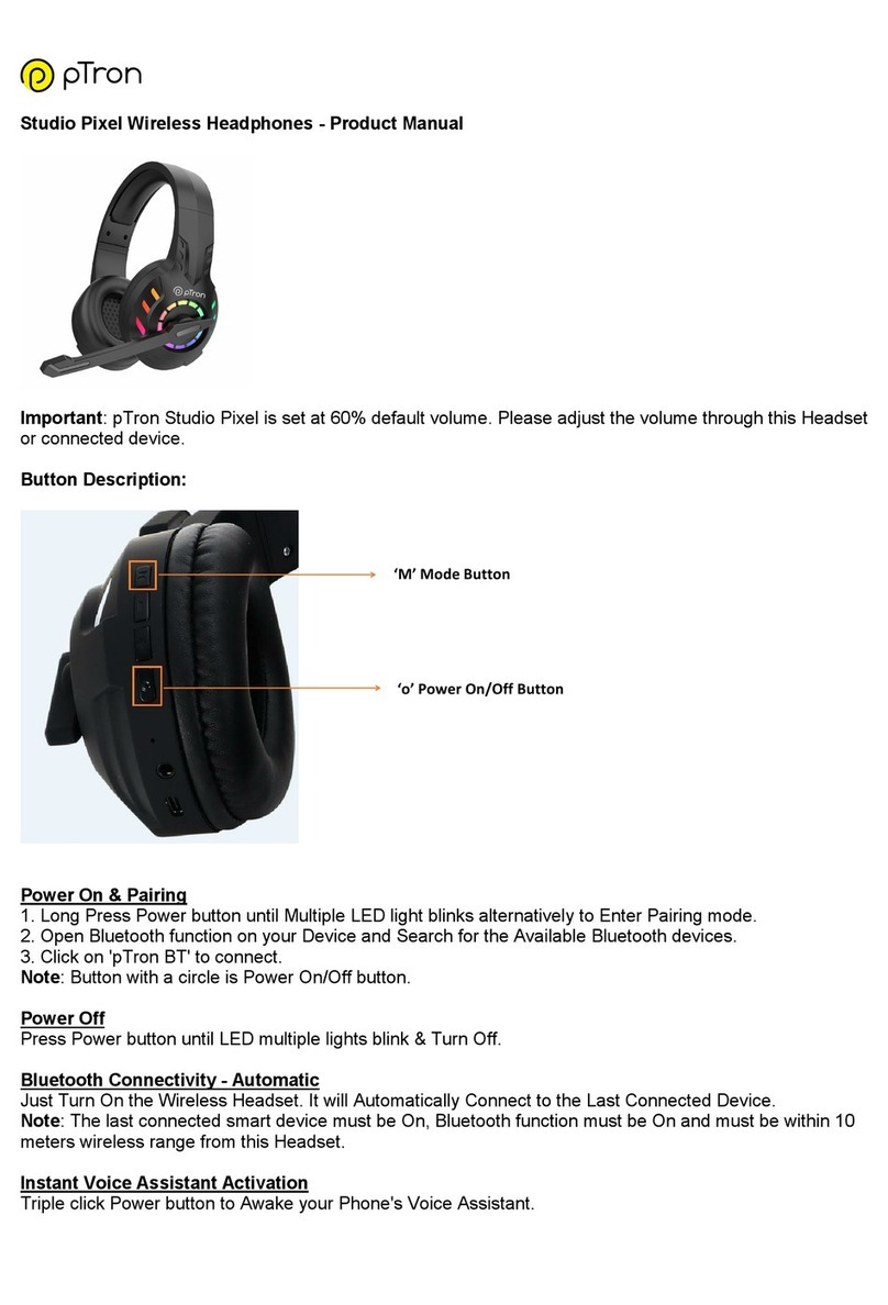 pTron Studio Pixel product manual