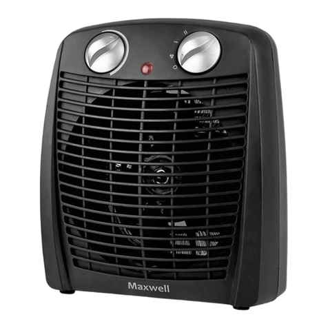 Maxwell MW-3455 BK User manual