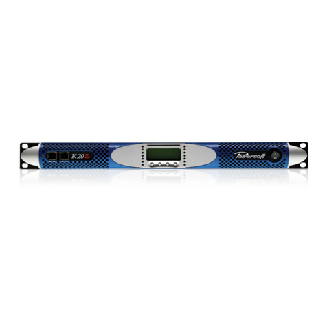 powersoft K Series How to use