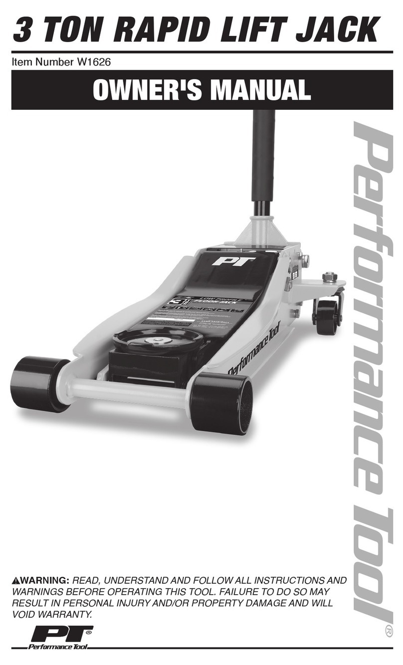 Performance Tool W1626 User manual