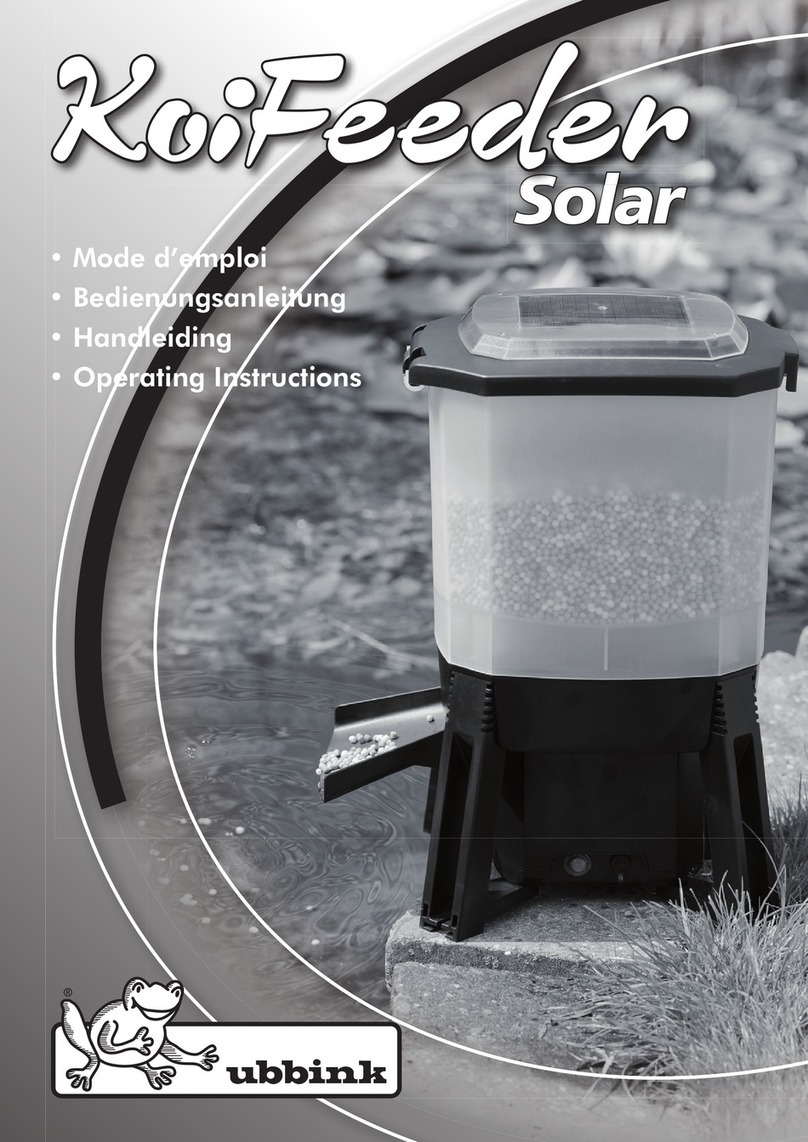 ubbink KoiFeeder Solar operating instructions