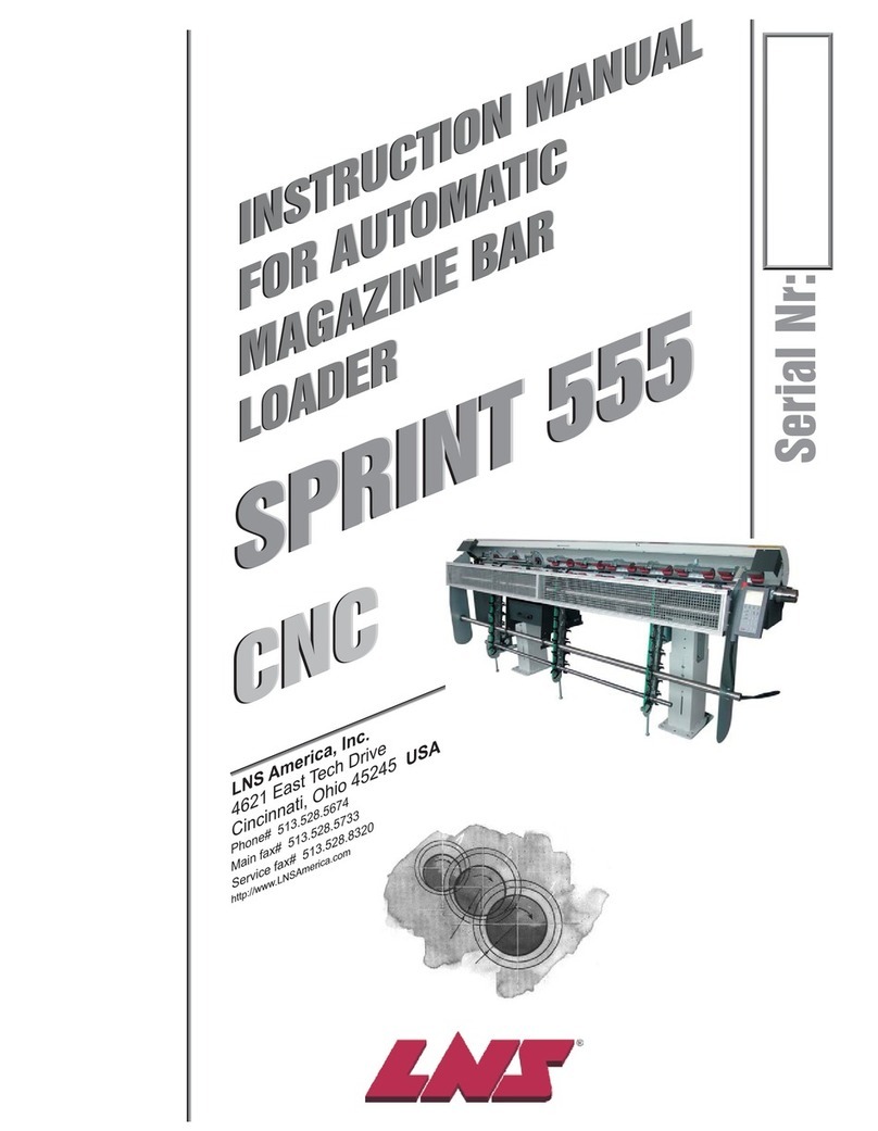 LNS HYDROBAR SPRINT 555 User manual