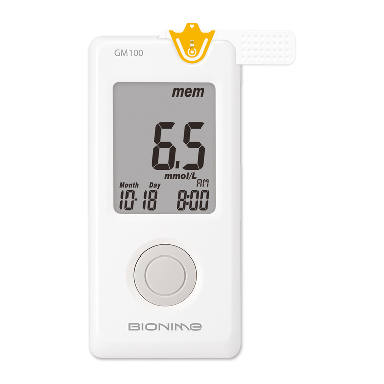 BIONIME Rightest GM100 user manual