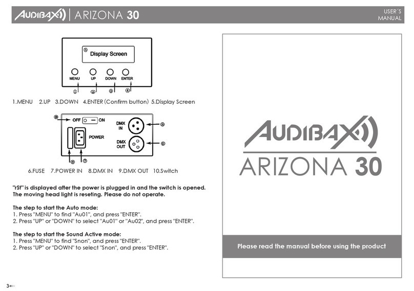 Audibax ARIZONA 30 user manual