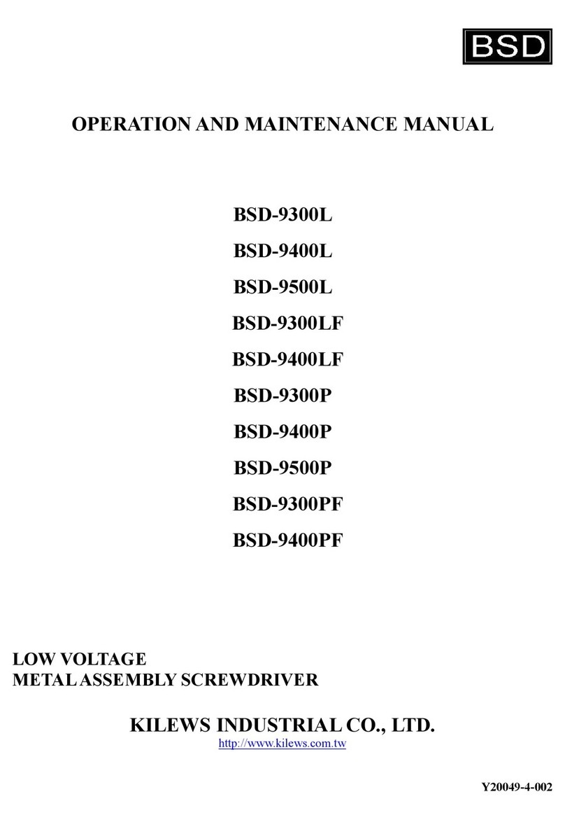 BSD BSD-9300L Operation and maintenance manual