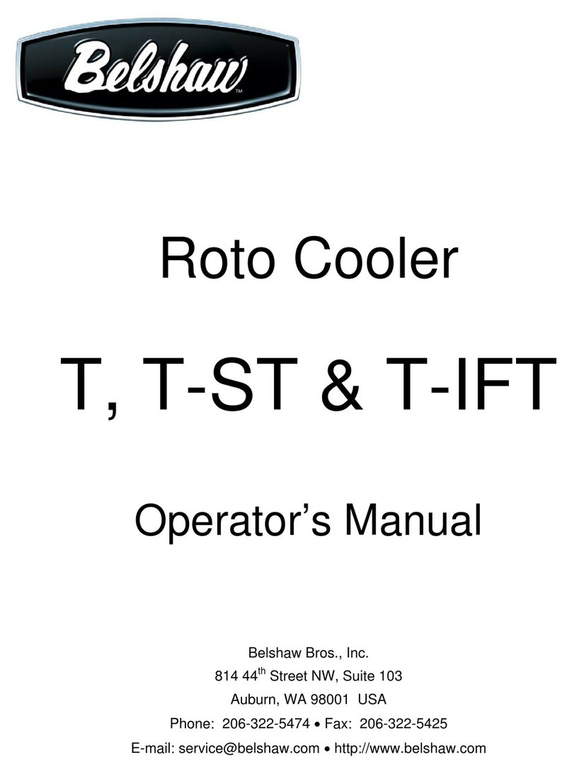 Belshaw Brothers T Operator's manual