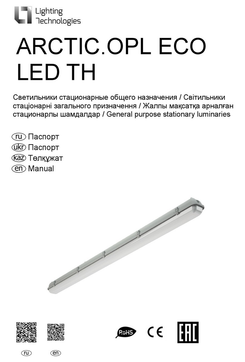 Lighting Technologies ARCTIC.OPL ECO LED TH User manual