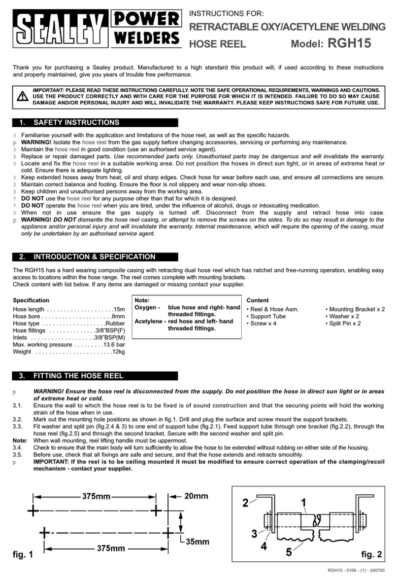 Sealey RGH15 User manual