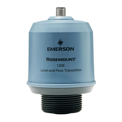 Emerson Rosemount 1208A Reference manual