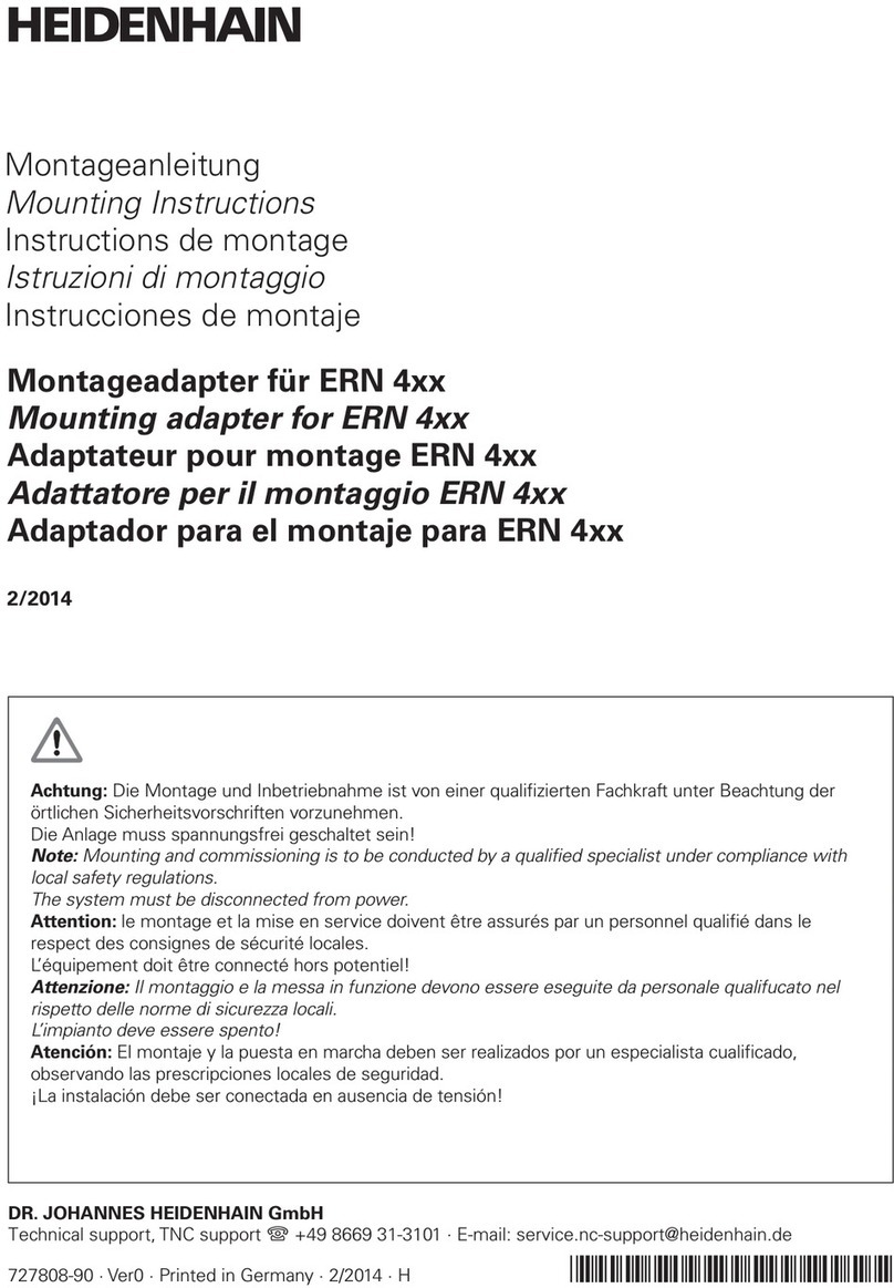 HEIDENHAIN ERN 4 Series Mounting instructions
