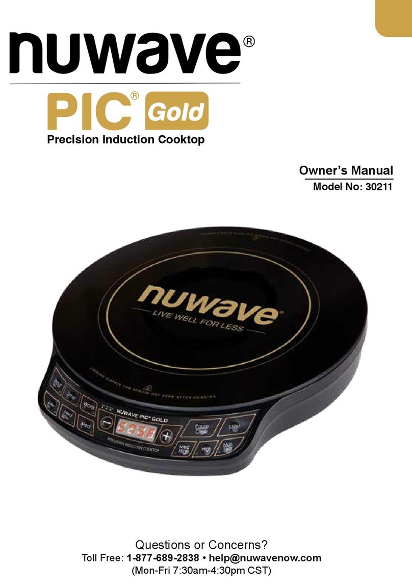 NuWave PIC Gold 30211 User manual