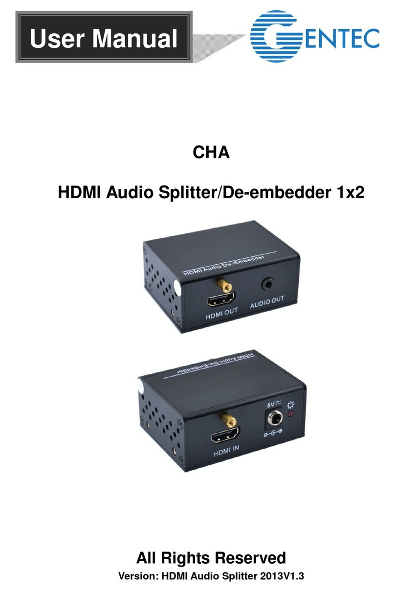 Gentec CHA user manual