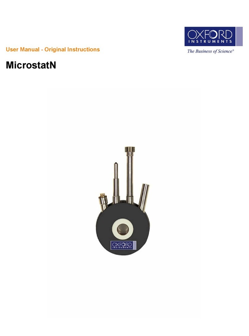 Oxford Instruments MicrostatN user manual